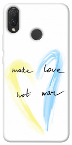 Чехол Make love not war для Huawei P Smart+