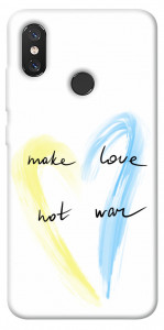 Чехол Make love not war для Xiaomi Mi 8