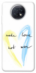 Чехол Make love not war для Xiaomi Redmi Note 9T