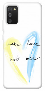Чехол Make love not war для Galaxy A02s