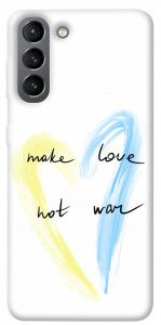 Чохол Make love not war для Galaxy S21