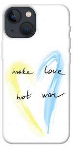 Чохол Make love not war для iPhone 13 mini
