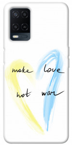 Чехол Make love not war для Oppo A54 4G