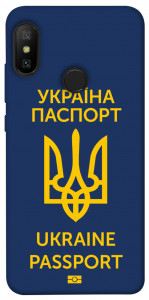 Чохол Паспорт українця для Xiaomi Mi A2 Lite