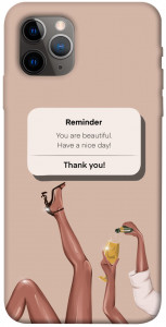 Чехол Beautiful reminder для iPhone 11 Pro