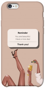 Чехол Beautiful reminder для iPhone 6 (4.7'')