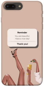 Чехол Beautiful reminder для iPhone 8 plus (5.5")