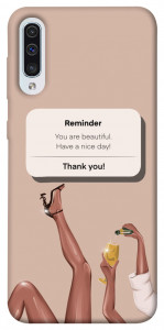 Чехол Beautiful reminder для Samsung Galaxy A30s