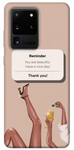 Чехол Beautiful reminder для Galaxy S20 Ultra (2020)