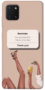 Чехол Beautiful reminder для Galaxy Note 10 Lite (2020)