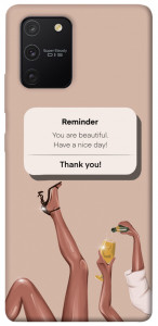 Чехол Beautiful reminder для Galaxy S10 Lite (2020)
