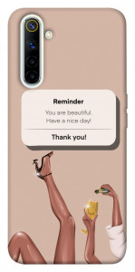 Чехол Beautiful reminder для Realme 6