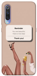 Чехол Beautiful reminder для Xiaomi Mi 9