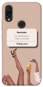 Чехол Beautiful reminder для Xiaomi Redmi 7