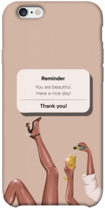 Чехол Beautiful reminder для iPhone 6s plus (5.5'')