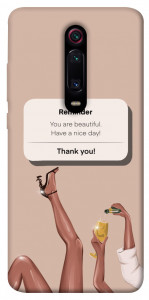 Чехол Beautiful reminder для Xiaomi Redmi K20