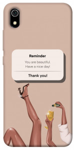 Чехол Beautiful reminder для Xiaomi Redmi 7A