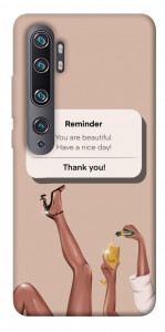 Чехол Beautiful reminder для Xiaomi Mi Note 10 Pro