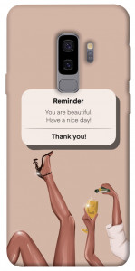 Чехол Beautiful reminder для Galaxy S9+