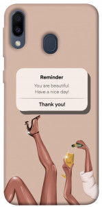 Чехол Beautiful reminder для Galaxy M20