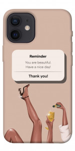 Чохол Beautiful reminder для iPhone 12 mini