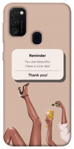 Чехол Beautiful reminder для Samsung Galaxy M30s