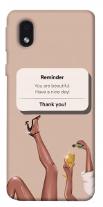 Чехол Beautiful reminder для Samsung Galaxy M01 Core