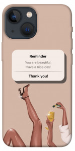 Чехол Beautiful reminder для iPhone 13 mini