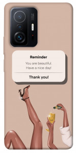 Чехол Beautiful reminder для Xiaomi 11T