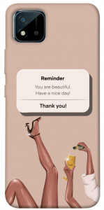 Чехол Beautiful reminder для Realme C11 (2021)