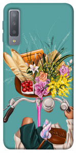 Чехол Весенние цветы для Galaxy A7 (2018)