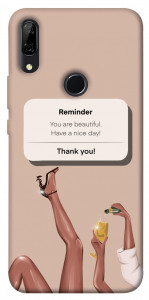 Чехол Beautiful reminder для Huawei P Smart Z