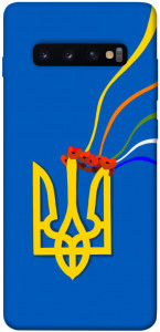 Чехол Квітучий герб для Galaxy S10 Plus (2019)