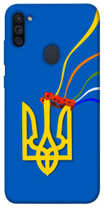 Чехол Квітучий герб для Galaxy M11 (2020)