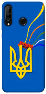 Чохол Квітучий герб для Huawei P30 Lite