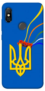 Чехол Квітучий герб для Xiaomi Redmi Note 6 Pro