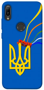 Чехол Квітучий герб для Huawei Y6 (2019)
