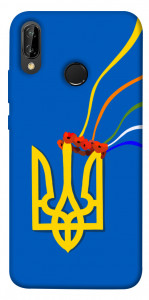 Чехол Квітучий герб для Huawei P20 Lite