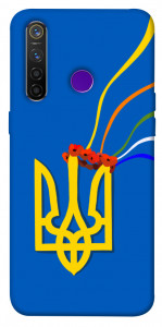 Чехол Квітучий герб для Realme 5 Pro