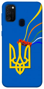 Чехол Квітучий герб для Samsung Galaxy M30s