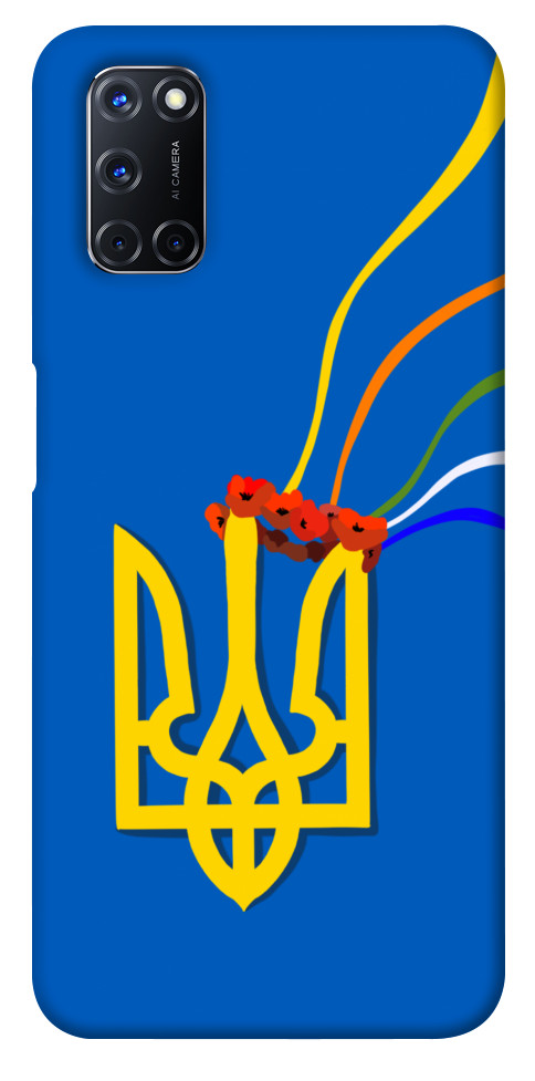 Чехол Квітучий герб для Oppo A92