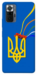 Чехол Квітучий герб для Xiaomi Redmi Note 10 Pro