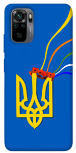 Чехол Квітучий герб для Xiaomi Redmi Note 10