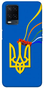 Чехол Квітучий герб для Oppo A54 4G