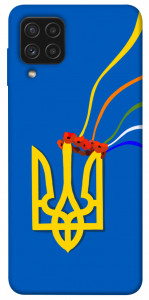 Чехол Квітучий герб для Galaxy A22 4G