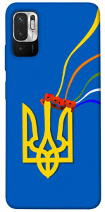 Чехол Квітучий герб для Xiaomi Redmi Note 10 5G