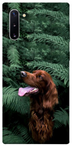 Чехол Собака в зелени для Galaxy Note 10 (2019)
