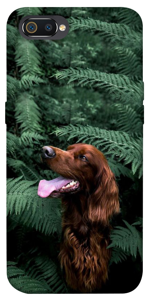 Чехол Собака в зелени для Realme C2