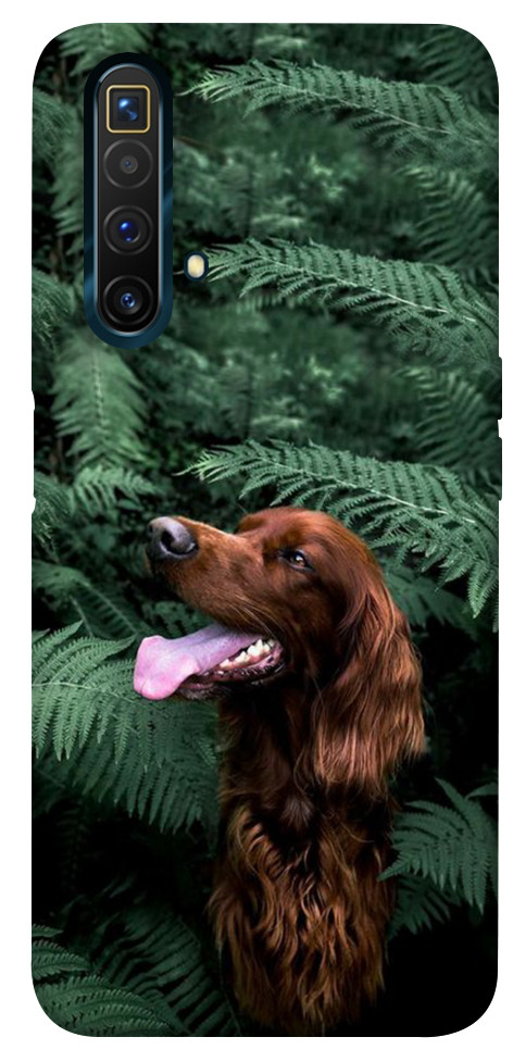 Чехол Собака в зелени для Realme X3 SuperZoom