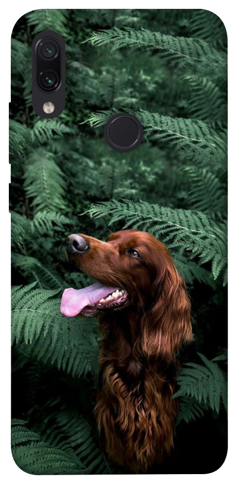 Чехол Собака в зелени для Xiaomi Redmi Note 7s